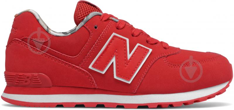 Кроссовки для девочек New Balance GC574GYI GC574GYI р.37 красные - фото 1