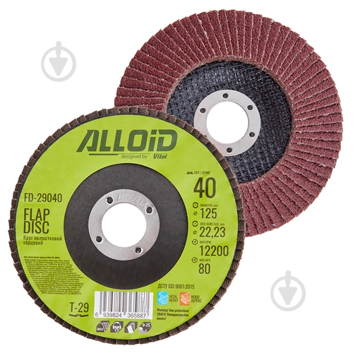 Круг пелюстковий Alloid 125 мм P40 FD-29040 - фото 1