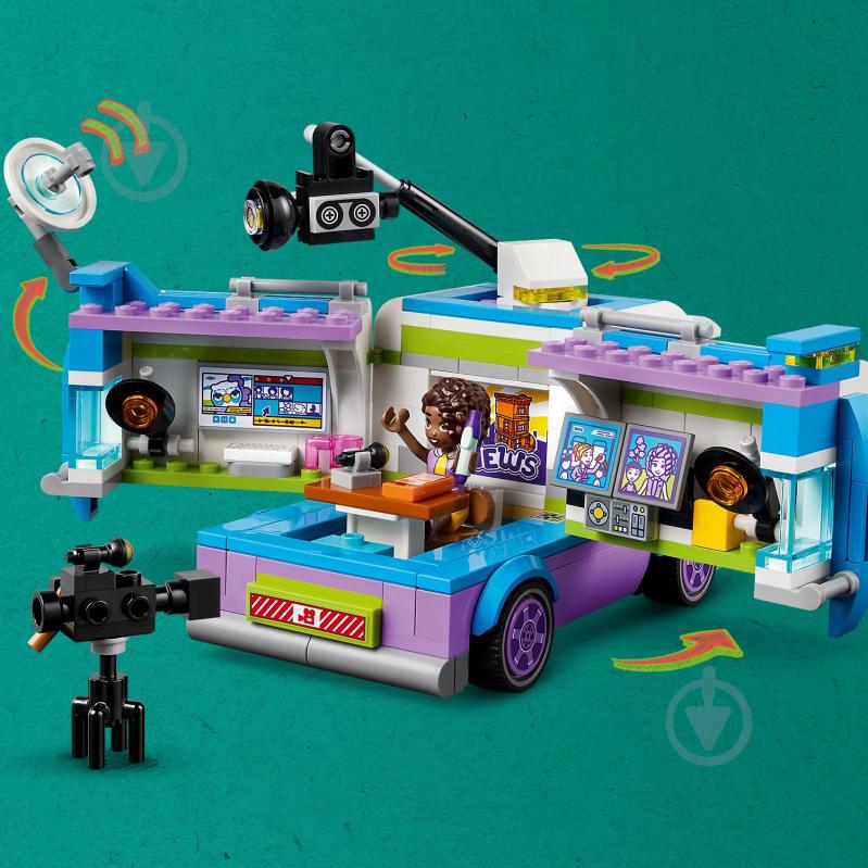 Конструктор LEGO Friends Фургон новостной редакции 41749 - фото 9