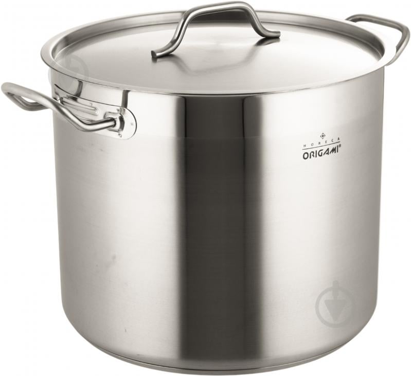 Каструля з кришкою Origami Horeca new 22 л 32х27,5 см - фото 1 Каструля з кришкою Origami Horeca new 22 л 32х27,5 см - фото 1