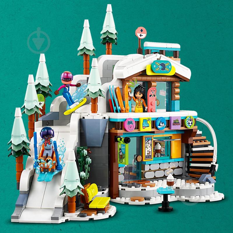 Конструктор LEGO Friends Праздничная горнолыжная трасса и кафе 41756 - фото 7