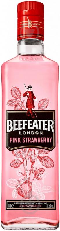 Джин Beefeater Pink Strawberry 37,5% 0,7 л - фото 1
