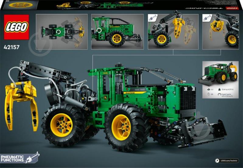 Конструктор LEGO Technic Трелювальний трактор John Deere 948L-II 42157 - фото 2