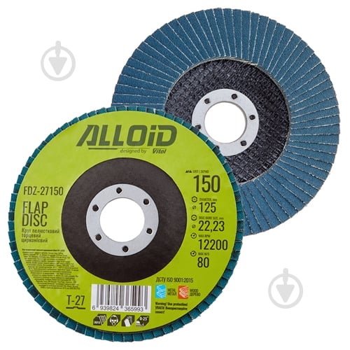 Круг лепестковый Alloid 125 мм P150 FDZ-27150 - фото 1