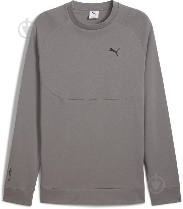 Свитшот Puma PUMATECH Crew DK 68459979 р.2XL серый - фото 1