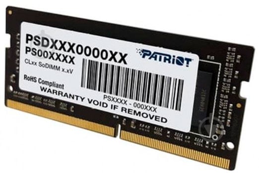 Оперативная память Patriot SODIMM DDR4 8 GB (1x8GB) 2400 MHz (PSD48G240081S) Signature Line - фото 2