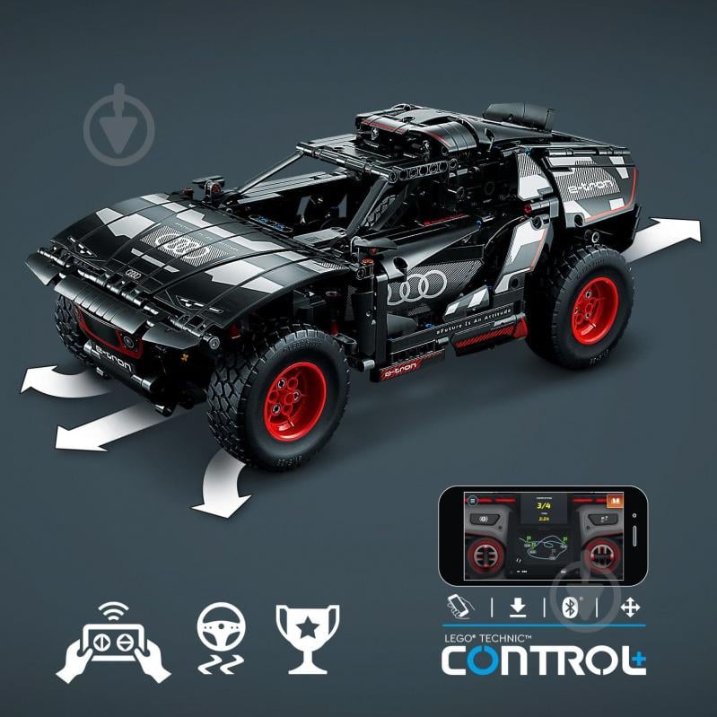 Конструктор LEGO Technic Audi RS Q e-tron 42160 - фото 9