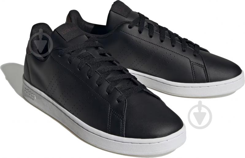 Кроссовки мужские демисезонные Adidas ADVANTAGE ID9630 р.46 черные - фото 3