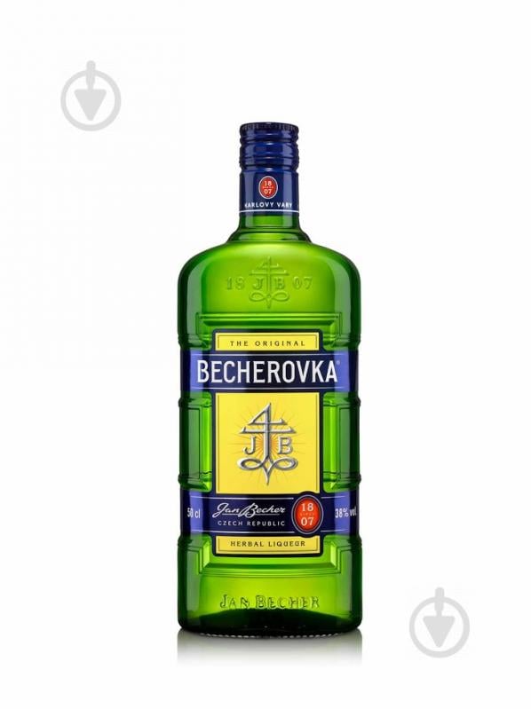 Настойка ликерная Becherovka 38% 0,5 л - фото 1