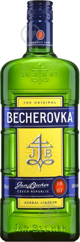 Настойка ликерная Becherovka 38% 0,7 л - фото 1