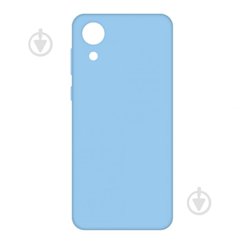Чехол Intaleo SoftShell для Samsung Galaxy A03 Core голубой - фото 1