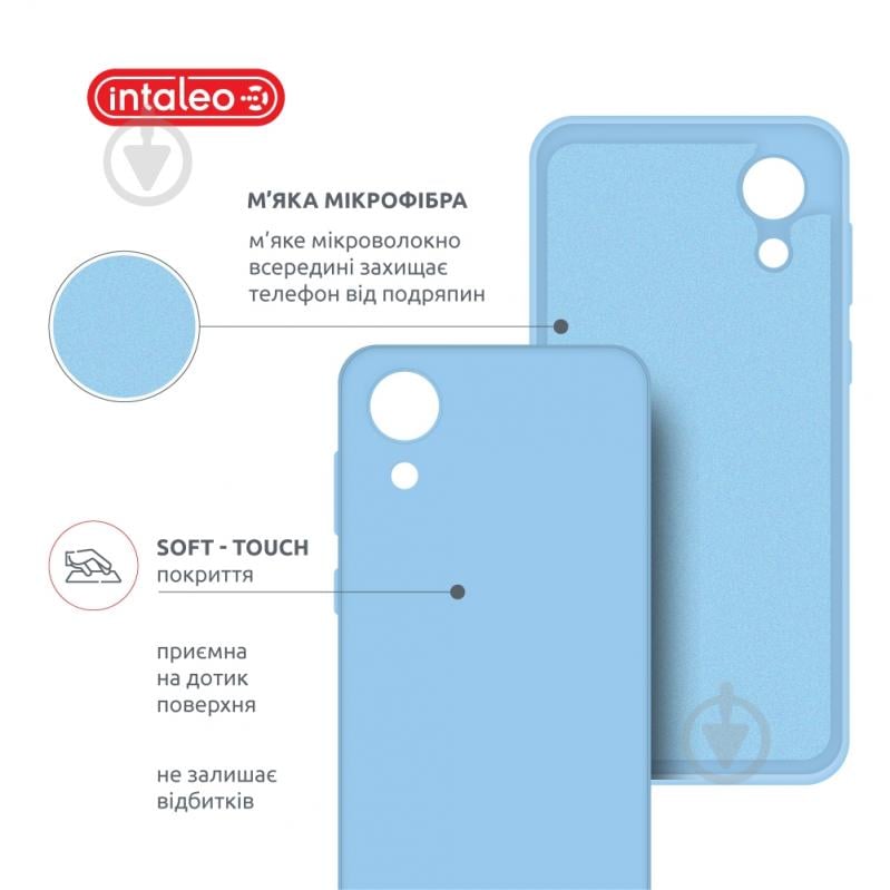 Чехол Intaleo SoftShell для Samsung Galaxy A03 Core голубой - фото 5