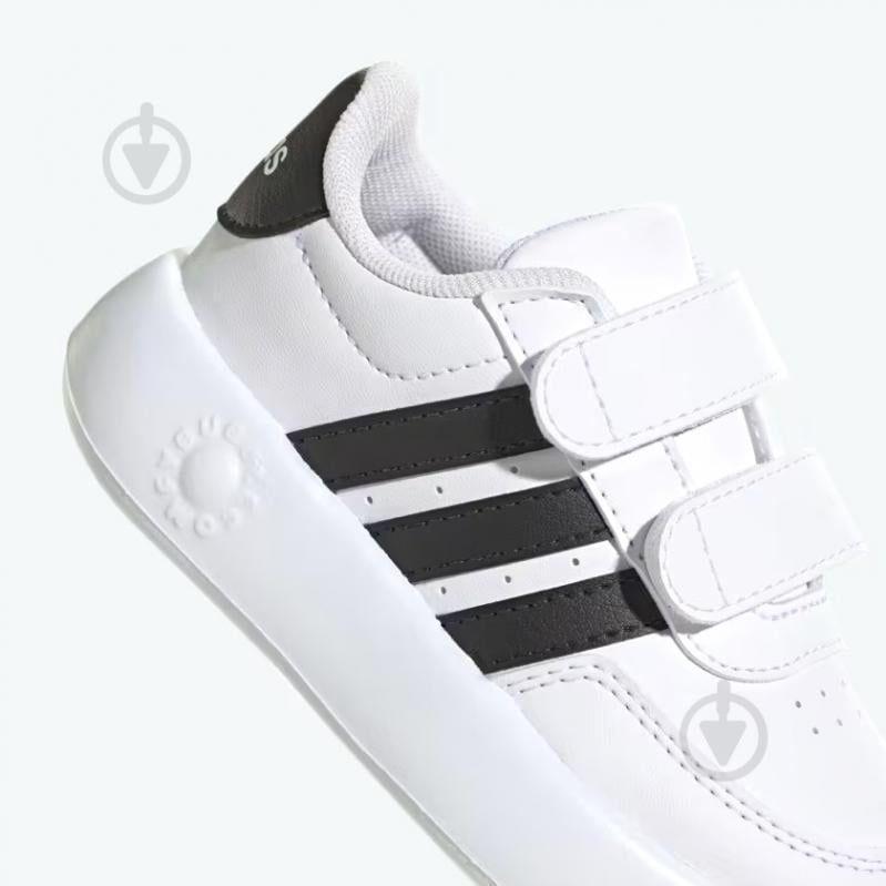 Кроссовки детские демисезонные Adidas BREAKNET 2.0 CF I ID5276 р.25,5 белые - фото 6