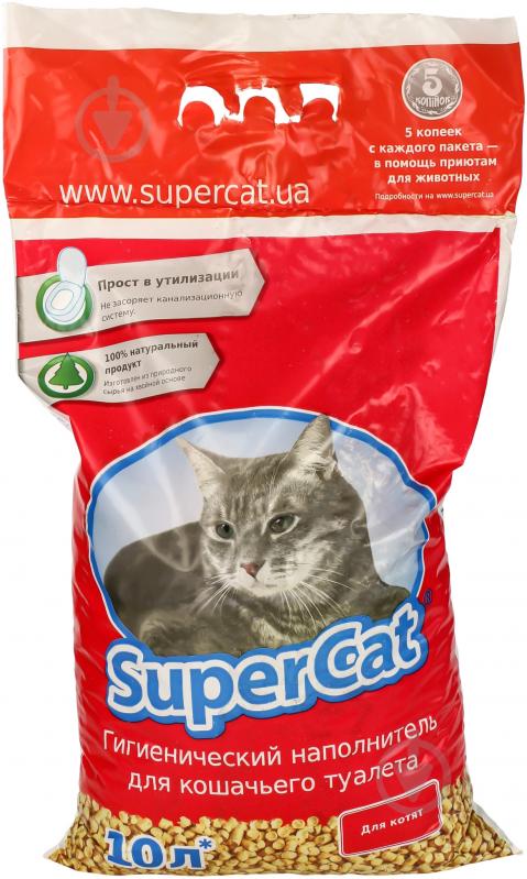 Наполнитель для кошачьего туалета SuperCat 3 кг 3548 3 кг - фото 1