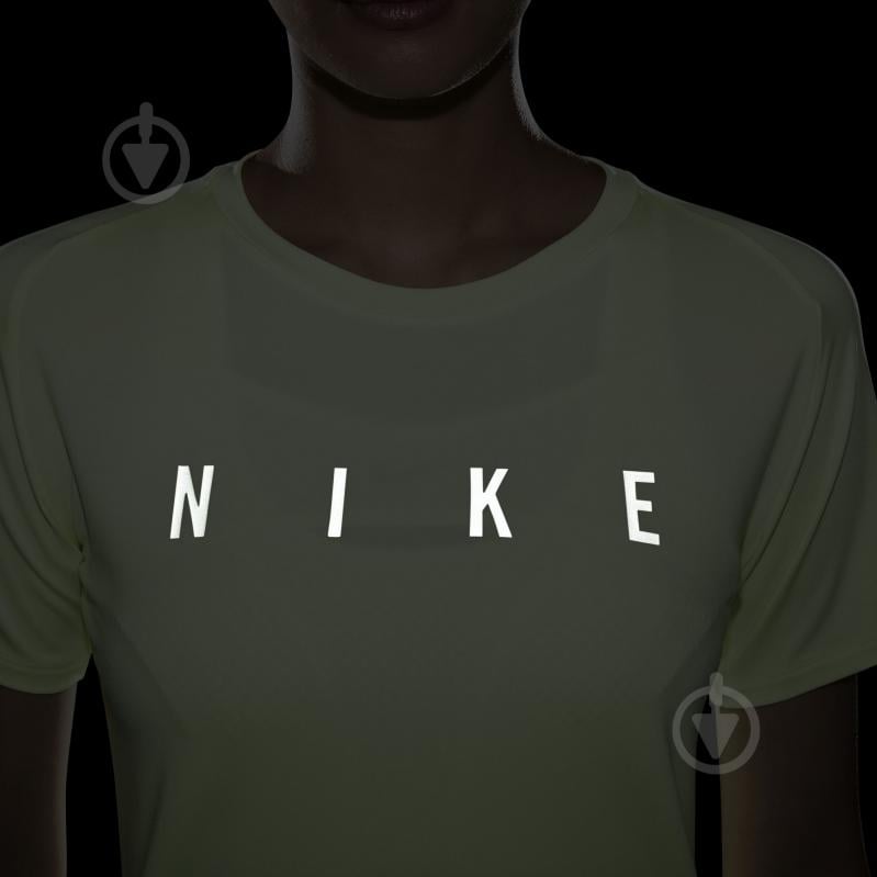 Футболка Nike W NK RUN DVN MILER TOP SS DC5236-701 р.S м'ятний - фото 2