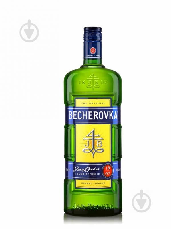 Настойка ликерная Becherovka 38% 1 л - фото 1