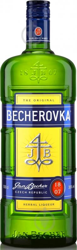 Настоянка лікерна Becherovka 38% 1 л - фото 1