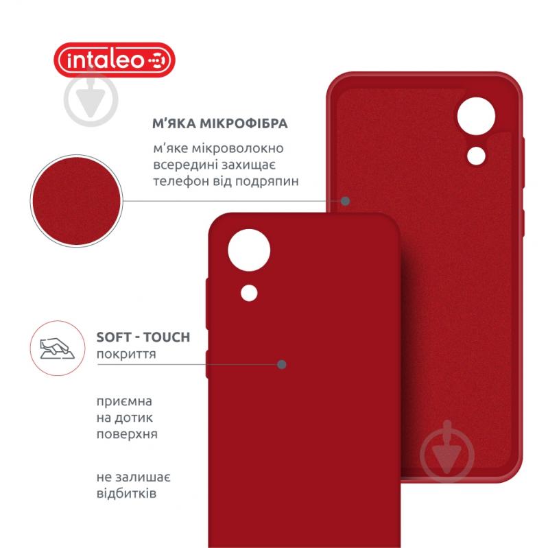 Чехол Intaleo SoftShell для Samsung Galaxy A03 Core красный - фото 5 Чехол Intaleo SoftShell для Samsung Galaxy A03 Core красный - фото 5