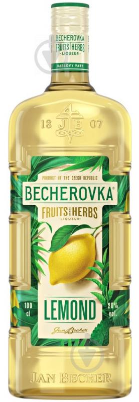 Настоянка лікерна Becherovka Lemond 20% 1 л - фото 1