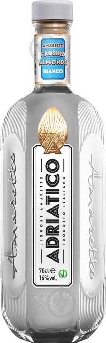 Ликер Amaretto Adriatico Bianco Crushed 0,7 л - фото 1