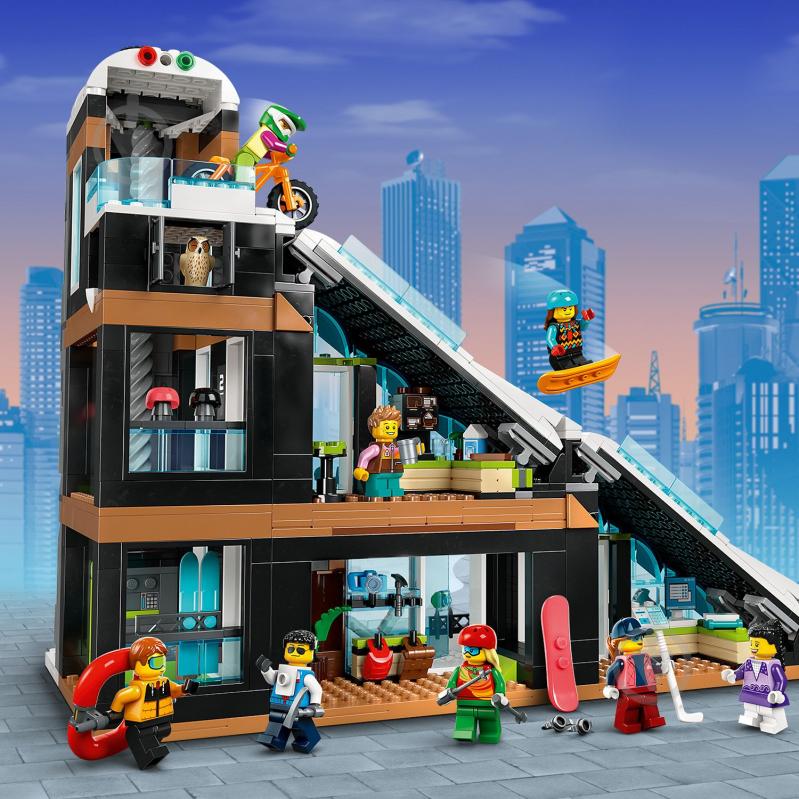 Конструктор LEGO City Горнолыжный и скалолазный центр 60366 - фото 9