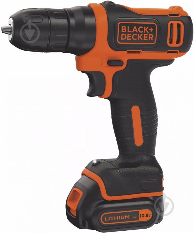 Шуруповерт акумуляторний Black+Decker BDCDD12 - фото 1