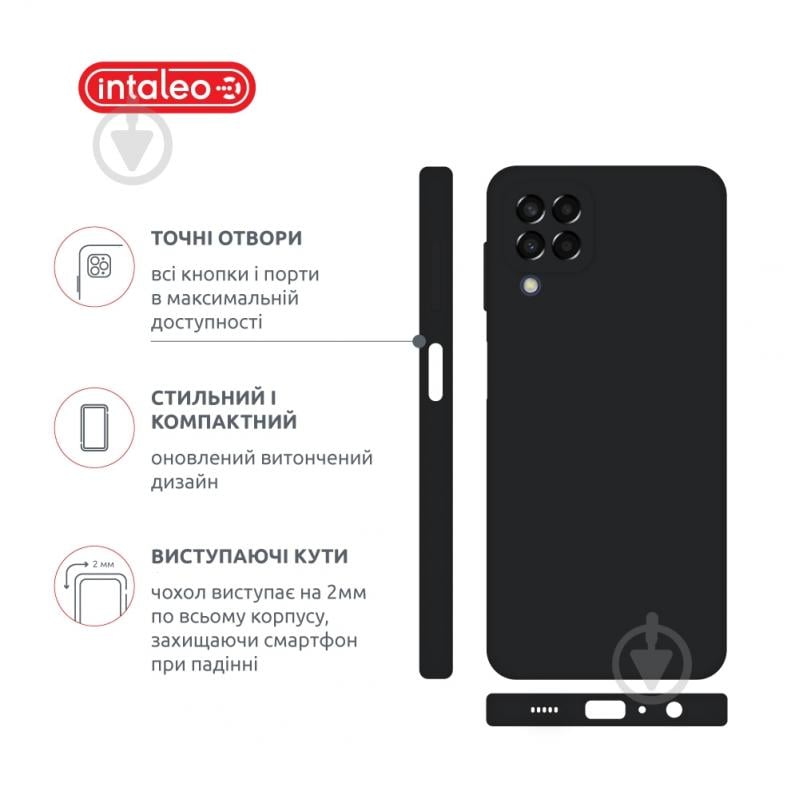 Чехол Intaleo SoftShell для Samsung A22 LTE 4G черный - фото 4