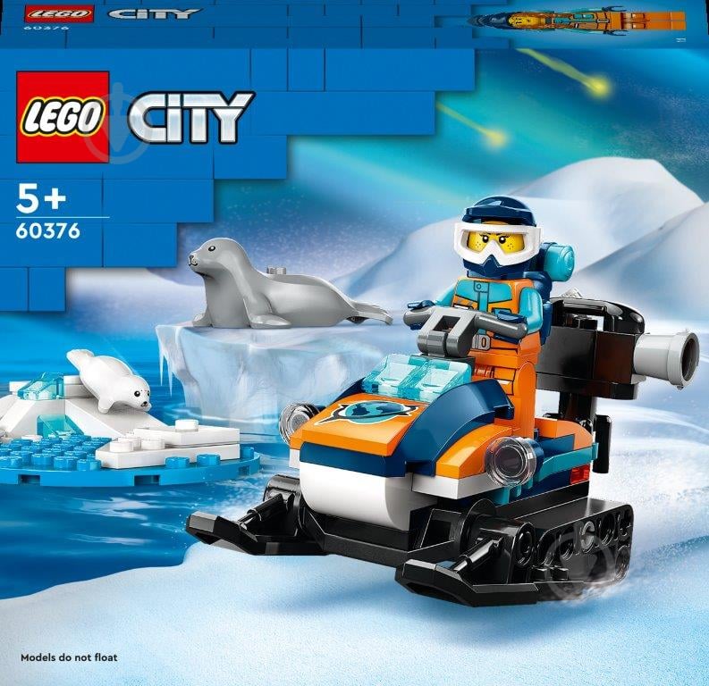 Конструктор LEGO City Арктичний дослідницький снігохід 60376 - фото 1