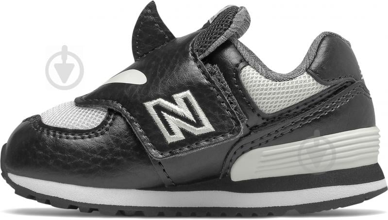 Кроссовки для мальчиков New Balance IV574AQO IV574AQO р.22,5 черные - фото 1