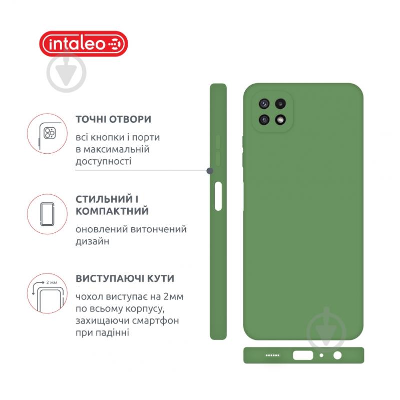 Чехол Intaleo SoftShell для Samsung Galaxy A22 5G зеленый - фото 4
