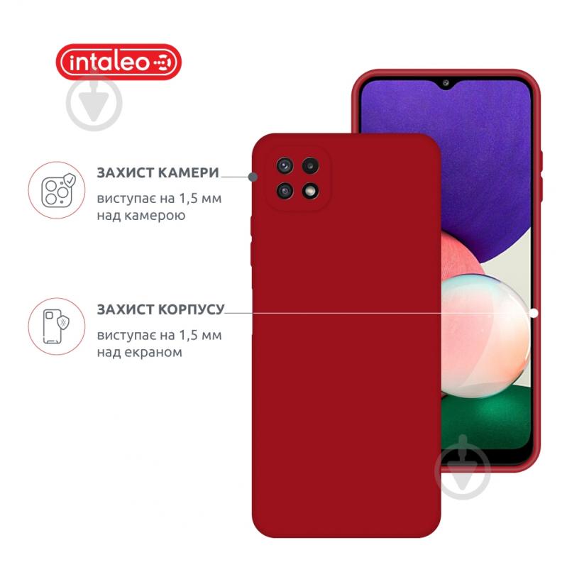 Чехол Intaleo SoftShell для Samsung Galaxy A22 5G красный - фото 3 Чехол Intaleo SoftShell для Samsung Galaxy A22 5G красный - фото 3