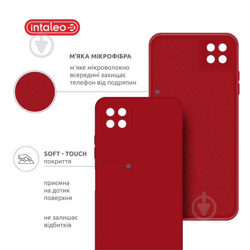 Чехол Intaleo SoftShell для Samsung Galaxy A22 5G красный - фото 5 Чехол Intaleo SoftShell для Samsung Galaxy A22 5G красный - фото 5