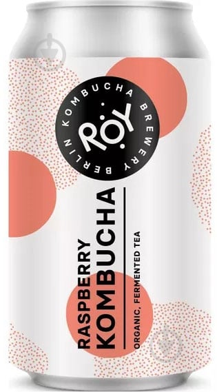 Напиток ROY Kombucha Малина органічний 0,33 л - фото 1
