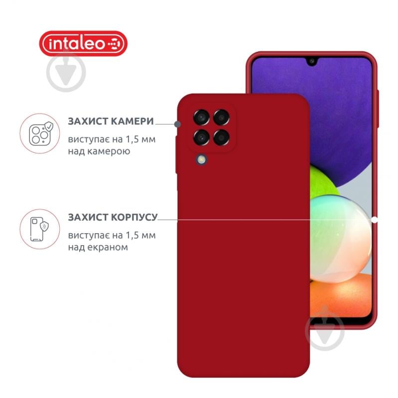 Чехол Intaleo SoftShell для Samsung Galaxy A22 LTE 4G красный - фото 3