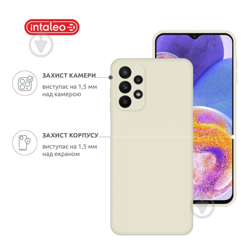 Чехол Intaleo SoftShell для Samsung Galaxy A23 4G белый - фото 3