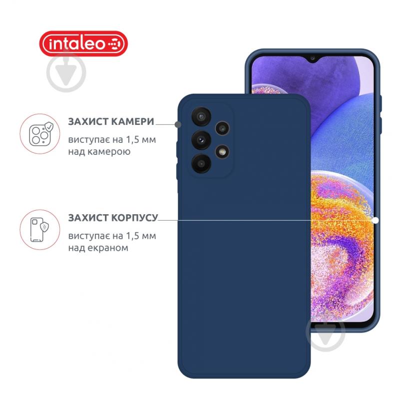 Чехол Intaleo SoftShell для Samsung Galaxy A23 4G синий - фото 3 Чехол Intaleo SoftShell для Samsung Galaxy A23 4G синий - фото 3