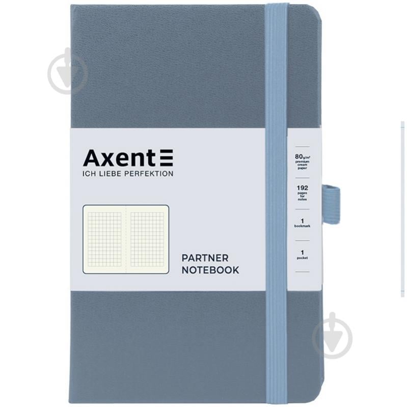 Книга для записей 125x195 мм Axent Partner A5 8201-62-A серый - фото 1