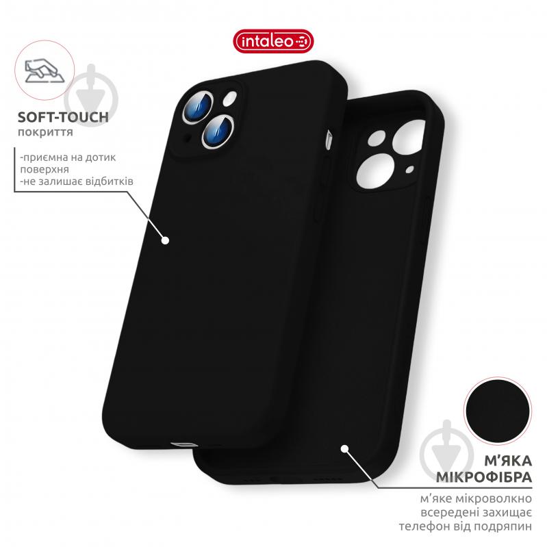 Чехол Intaleo SoftShell для Apple iPhone 14 black (1283126557682) - фото 5 Чехол Intaleo SoftShell для Apple iPhone 14 black (1283126557682) - фото 5