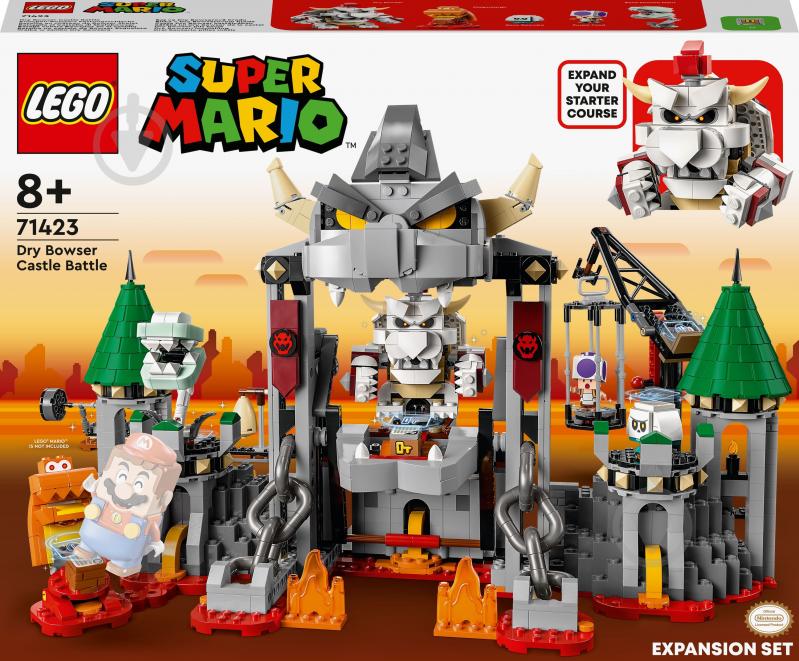 Конструктор LEGO Super Mario Битва у замку Драй Боузера. Додатковий набір 71423 - фото 1