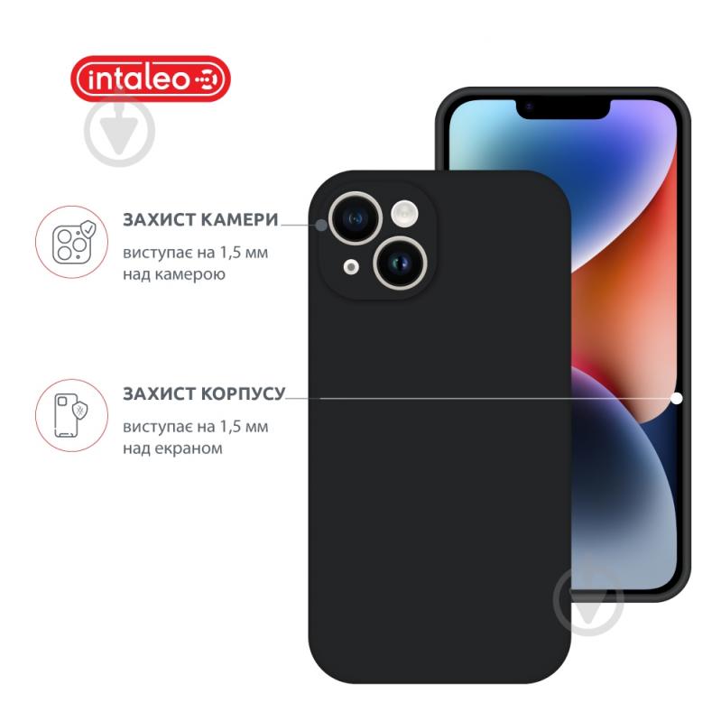 Чехол Intaleo SoftShell для Apple iPhone 14 Plus black (1283126557736) - фото 3 Чехол Intaleo SoftShell для Apple iPhone 14 Plus black (1283126557736) - фото 3