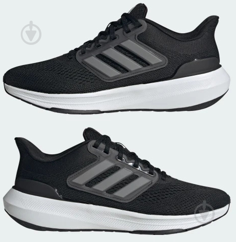 Кроссовки мужские демисезонные Adidas ULTRABOUNCE HP5796 р.46 черные - фото 2