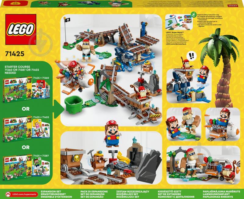 Конструктор LEGO Super Mario Поїздка у вагонетці Дідді Конґа. Додатковий набір 71425 - фото 2