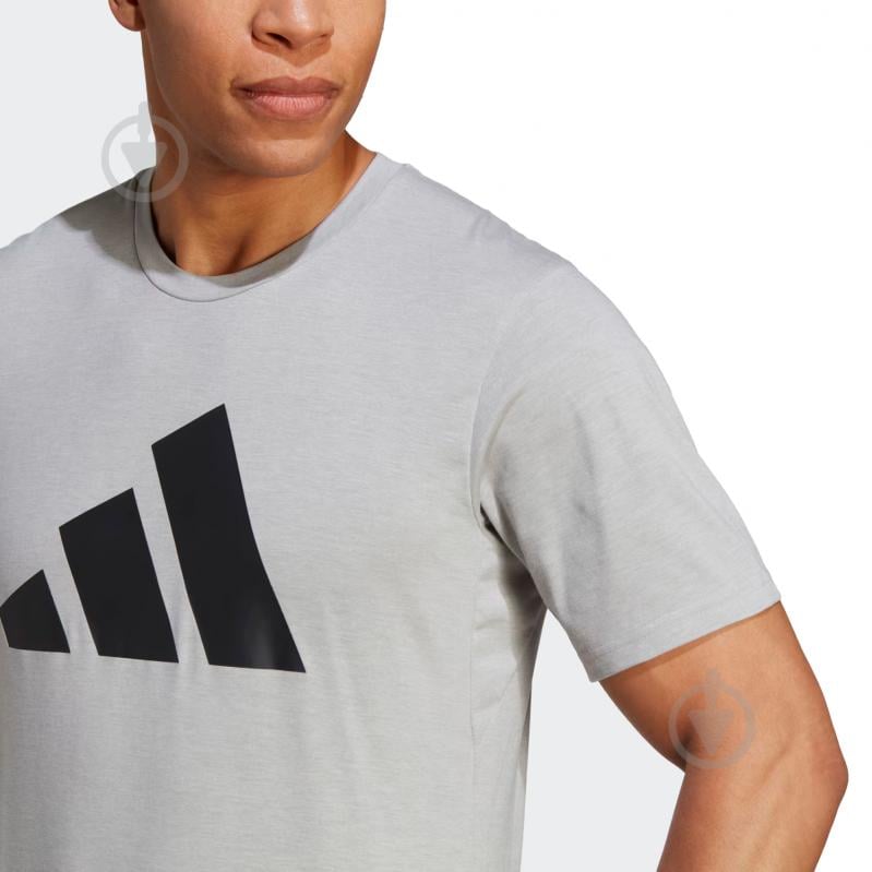 Футболка Adidas TR-ES FR LOGO T IB8276 р.2XL сірий - фото 3