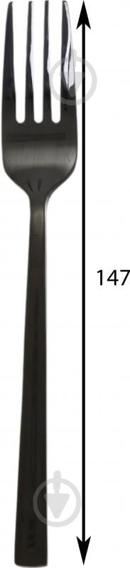 Набор вилок десертных Simplex Dublin Blackи 2 шт - фото 2