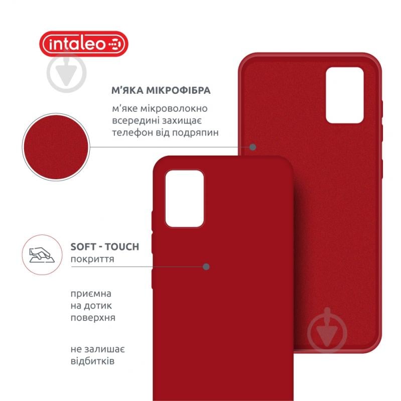Чехол Intaleo SoftShell для Samsung Galaxy A51 красный - фото 5