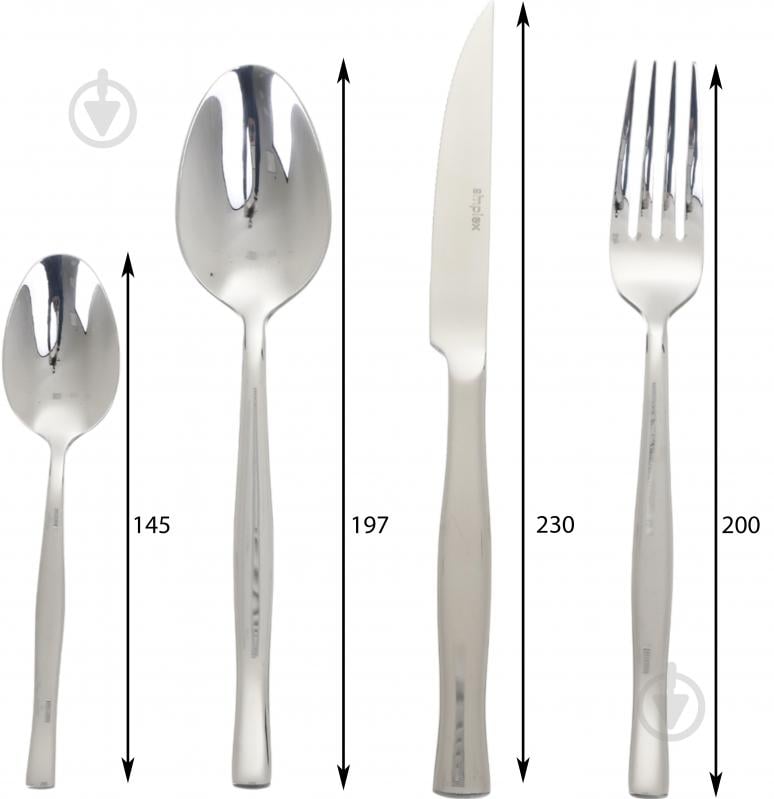 Набор столовых приборов Simplex Lili 24 предмета - фото 2