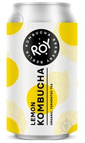 Напиток ROY Kombucha Лимон органічний 0,33 л - фото 1