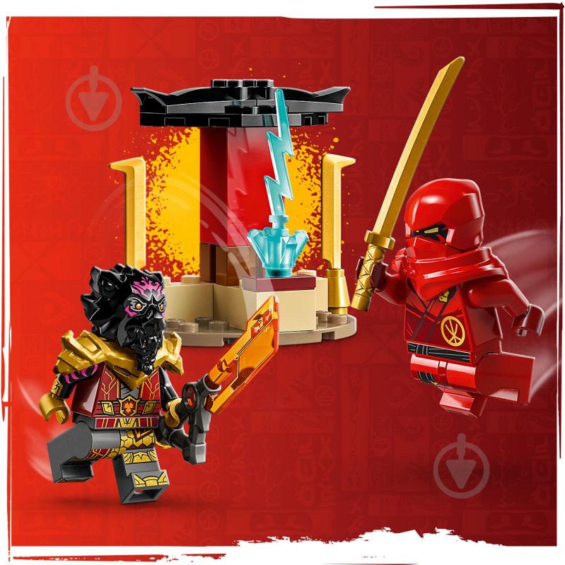 Конструктор LEGO NINJAGO Автомобильная и байковая битва Кая и Раса 71789 - фото 8