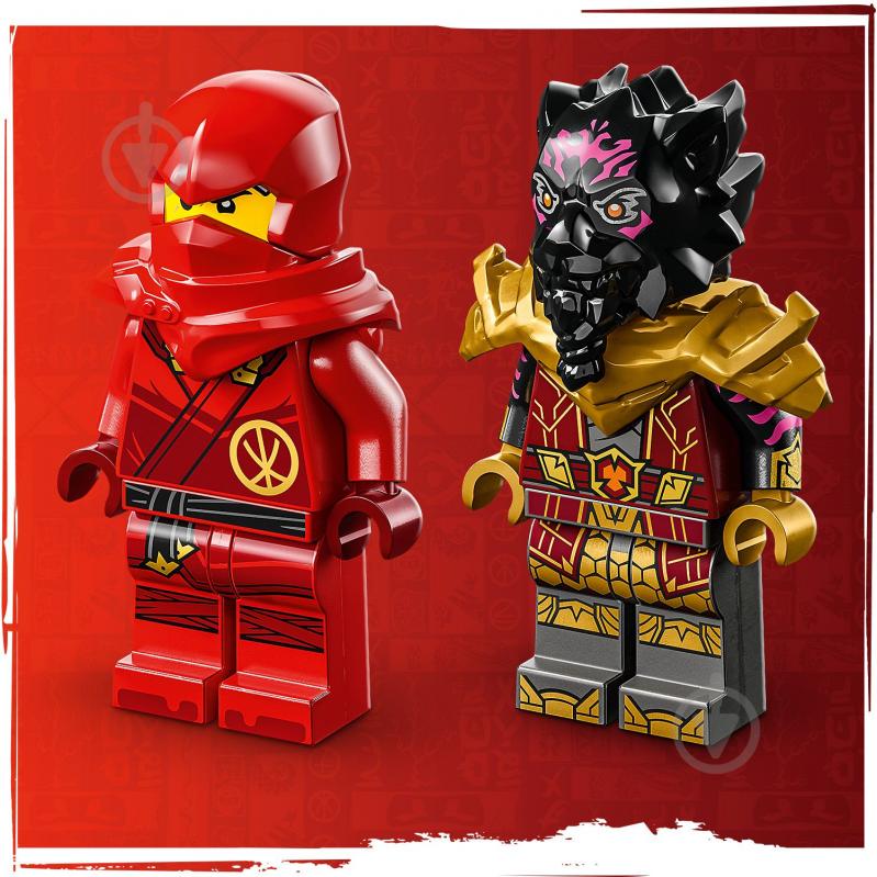 Конструктор LEGO NINJAGO Автомобильная и байковая битва Кая и Раса 71789 - фото 9