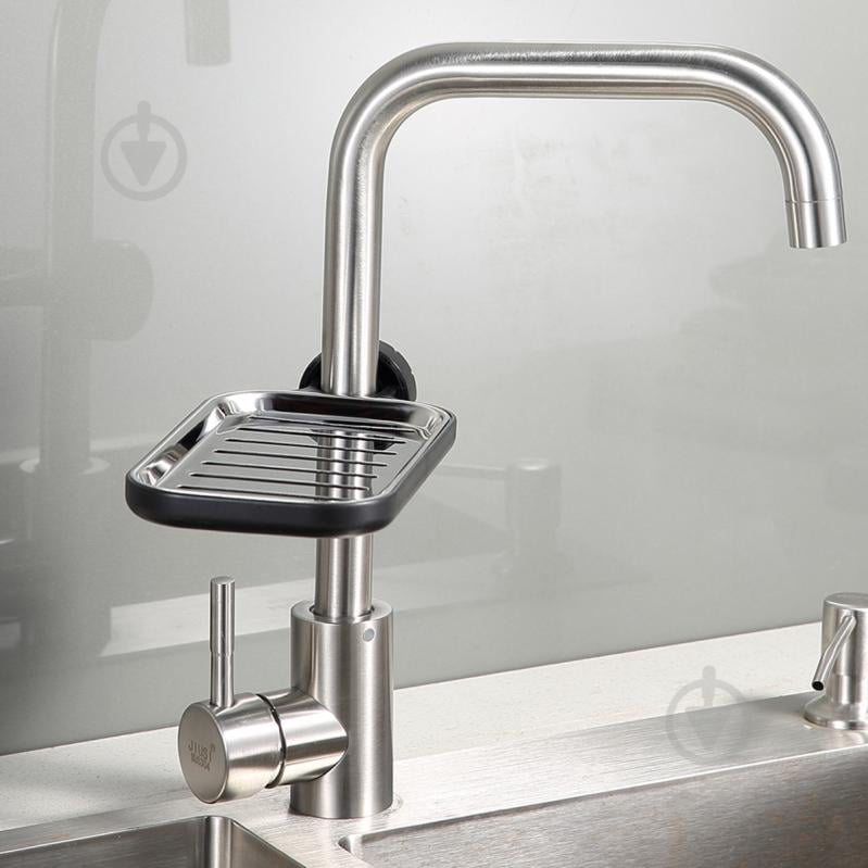 Полка MVM BP-22 черная с фиксатором - фото 6